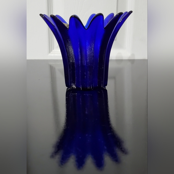 4 1/2" Cobalt Art Glass by Studio Nova made in Portugal 🇵🇹 - Picture 1 of 13